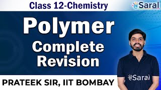 Polymers One Shot  Class 12 Chemistry  JEE  NEET  All Concepts Tricks amp PYQs  eSaral [upl. by Alien]