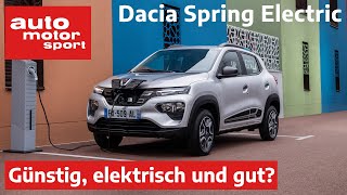 Dacia Spring ELECTRIC 2021 Der DiscountStromer  Vorfahrt Review  auto motor und sport [upl. by Colvert461]