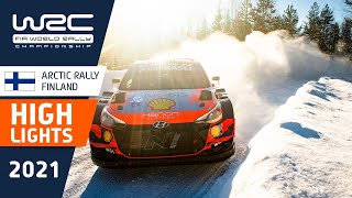 Event Highlights Clip  REVIEW  WRC Arctic Rally Finland 2021 [upl. by Mariette]