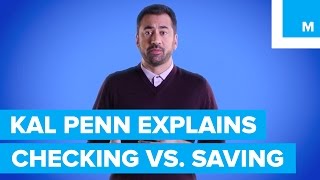 Whats the Difference Between Checking amp Savings Kal Penn Explains  Mashable [upl. by Adgam269]