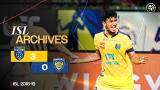 ISL Archives  Kerala Blasters FC 30 Chennaiyin FC [upl. by Ellery]