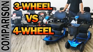 📊3 Wheel VS 4 Wheel Mobility Scooters  Whats The Difference [upl. by Emarie]