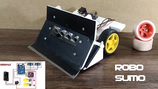 DIY Sumo Robot  Robot sumo yasash [upl. by Fabron]