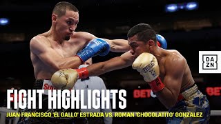 HIGHLIGHTS  Juan Francisco El Gallo Estrada vs Roman Chocolatito Gonzalez [upl. by Ashmead]