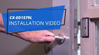 CXED1579L AllinOne Electric Strike  Installation Video [upl. by Ylecic]