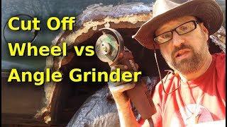 Pneumatic Cut Off Wheel VS Electric Angle Grinder [upl. by Adnohsed]