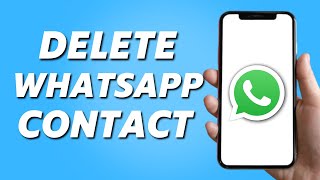 How to Delete Whatsapp Contacts Easy 2025 [upl. by Ailimat488]