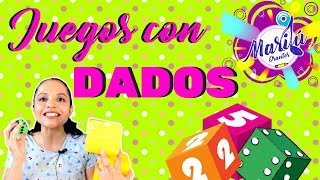 JUEGOS CON DADOS 🎲  MARILÚ Y LOS NIÑOS [upl. by Eugenle682]