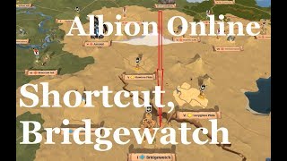 Albion Online  Caerleon to Bridgewatch fast almost safely [upl. by Mihe]