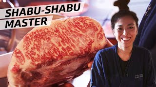 Chef Mako Okano Serves the Worlds Only ShabuShabu Omakase — Omakase [upl. by Eikcuhc]