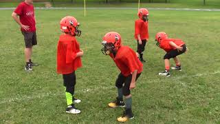 Youth Football Tackling Drills  Form Tackling [upl. by Yar]