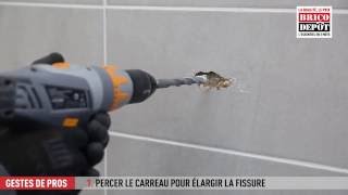 Comment remplacer un carreau de carrelage cassé [upl. by Randi793]