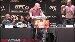 UFC 214 Cormier vs Jones 2 Press Conference FULL [upl. by Aeslehc]