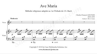 Gounod  Ave Maria  C Major [upl. by Eelra]