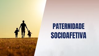 Paternidade socioafetiva [upl. by Nilson]