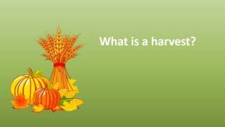 What is a harvest [upl. by Acinot]