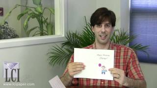 How to Print Half Fold Greeting Cards at Home [upl. by Secnarfyram]