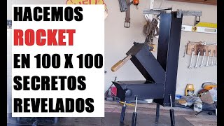 Hacemos Cocina Rocket  Secrets of Rocket Stove  PLANO DE REGALO [upl. by Atekal]