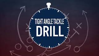 Tight Angle Tackle  USA Football Fundamentals [upl. by Rammaj]