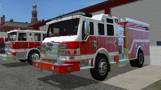 FS17  Showcase of Fire Department Map and Mods [upl. by Ainoval]