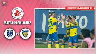 ISL 202223 M92 Highlights Kerala Blasters Vs Chennaiyin FC [upl. by Chrisman]