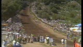 British 500cc Motocross GP Hawkstone Park 1984 Part 2 [upl. by Sherer]