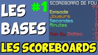 LES BASES DES SCOREBOARDS sur Minecraft [upl. by Althee]