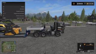 Farming Simulator 17  Transport Trailer  Low Loader  Gameplay PC HD 1080p60FPS [upl. by Ocirema571]