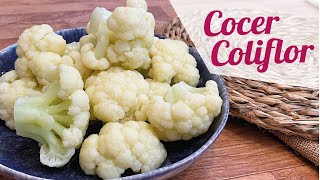 CÓMO COCER COLIFLOR sin que huela  Tiempo de cocción coliflor [upl. by Atniuqal202]