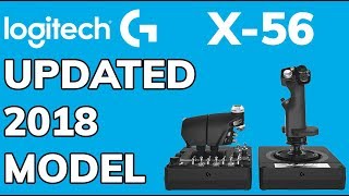 Logitech X56 Unboxing 2020  NEW UPDATED GREY BLACK HOTAS [upl. by Aryad]