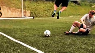 How to Slide Tackle  Soccer Lessons [upl. by Jo Ann]