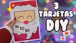 TARJETAS FACILES PARA NAVIDAD l Oye Kenedy [upl. by Oira]