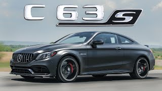 The Luxury MUSCLE CAR  2020 MercedesAMG C63S Coupe Review [upl. by Schwartz389]