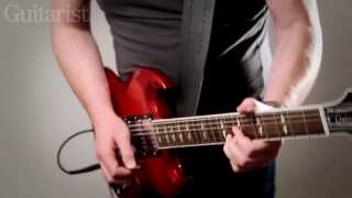 Gibson SG Deluxe electric guitar demo [upl. by Tommi]