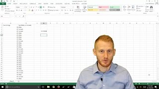 Counting Sample Size in Excel UPDATED VERSION IN DESCRIPTION [upl. by Llenaej]