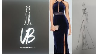 Como hacer un vestido elegantehow to make an elegant dress [upl. by Materse932]