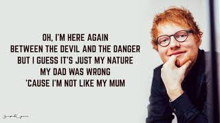 Ed Sheeran  Save Myself Lyrics [upl. by Jarlen]