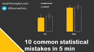 Ten Statistical Mistakes in 5 Min [upl. by Ecnatsnok]