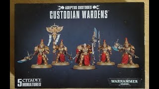 Custodian Wardens Unboxing and Model review [upl. by Demmahom]