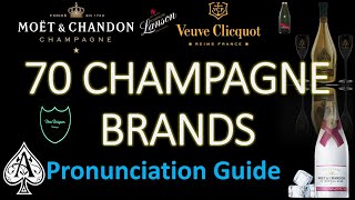 Classy Pronunciation  Famous Champagne Brands [upl. by Hortense802]