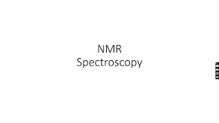 ALevel Chemistry NMR Spectroscopy Part 1 [upl. by Timothee]