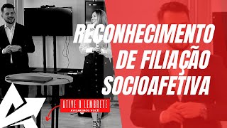 DIREITO DE FAMÍLIA Reconhecimento de filiação socioafetiva [upl. by Arraic]