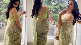 Saree dancing  Instagram reels  Designer saree  Saree poses  Shorts  Tiktok  Wow  Beautiful [upl. by Nirhtak]