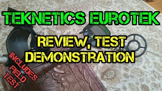 Teknetics Eurotek review test and demo [upl. by Vanden]