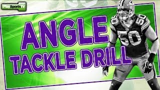 Football Angle Tackle Drill [upl. by Ralph]