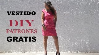 DIY Vestido de mujer patrones gratis [upl. by Sibylle]