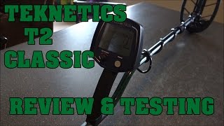 Metal Detecting Teknetics T2 Classic  Review and Testing [upl. by Elin234]