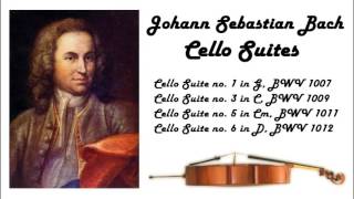 Johann Sebastian Bach  Cello suites in 432 Hz great for reading or studying [upl. by Aihsemot]