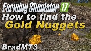 Farming Simulator 2017  How to find ALL the GOLD NUGGETS [upl. by Pleione125]