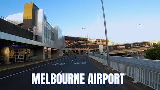 MELBOURNE AIRPORT TULLAMARINE  Driving Tour Australia [upl. by Dimond]